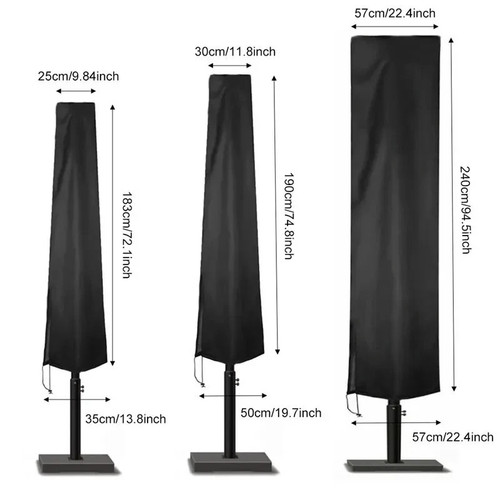 Waterproof parasol cover with - waterproof,