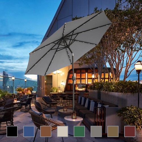 Round parasol garden - 2.7m,