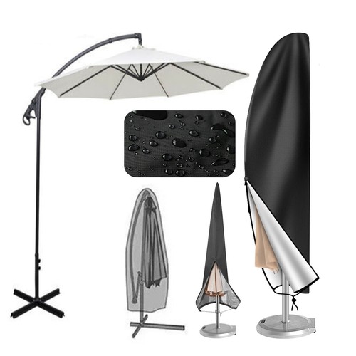 Large 205cm parasol banana - 205cm,