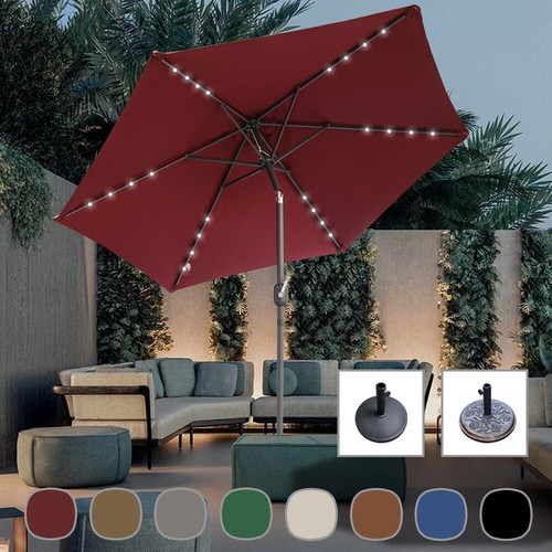 Led garden parasol - 2.5m,