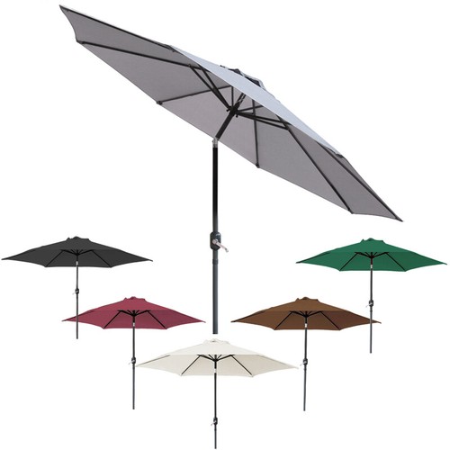 Round garden parasol - garden,