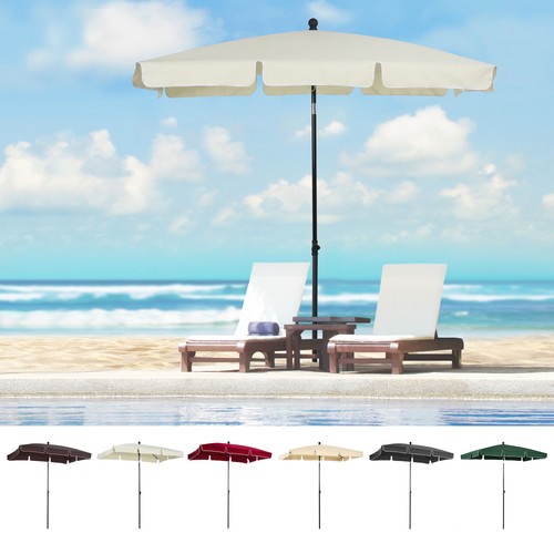 Aluminium sun umbrella parasol - aluminium,