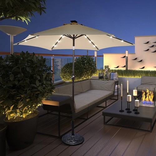 Led tilt parasol - tilt,