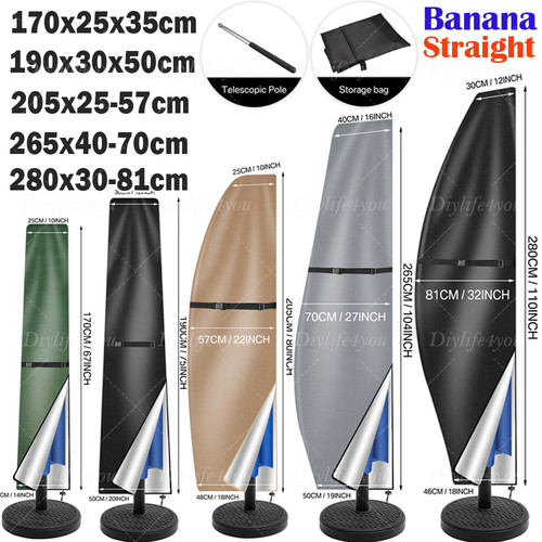 Parasol cover with zip outdoor - cover,