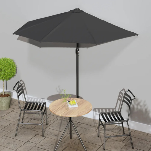 Walplus anthracite half - half, garden