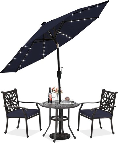 Solar patio umbrella led - patio,