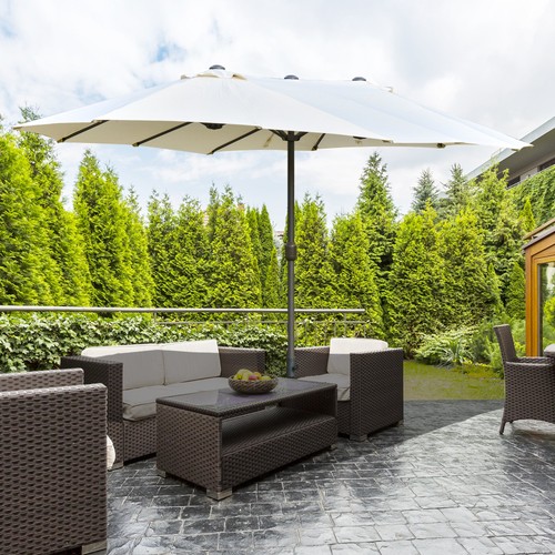 Double sided garden - sided,